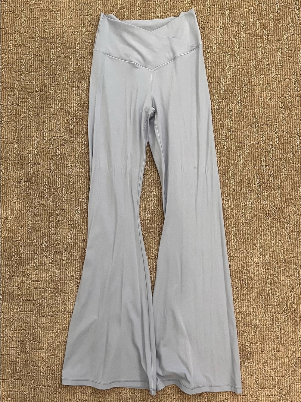 Light Blue Flare Yoga Pants